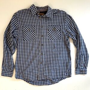 Boston Traders Blue Retro Button Down Shirt